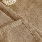 YoungsTex Burlap Linen Curtains 63 Inch Length - Image 7