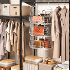 X-cosrack 3 Tier Foldable Closet Organizer, Clothes Shelves - Image 2