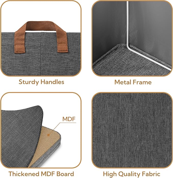 GRANNY SAYS Storage Baskets for Shelves, Closet Organizer Bins, Clothes Storage - Image 3