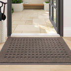 BEQHAUSE Waffle Door Mats Indoor 24"x36", Dog Mat by BEQHAUSE