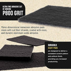 Dura-Gold Premium 6" x 9" Gray Ultra Fine General Purpose Scuff Pads, Box of 10 - Image 3