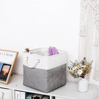 11 x 11 Inch Storage Cubes, 6 Pack Large Collapsible Fabric Storage Bin - Image 5