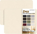 KING MOUNTAIN Fine Linen Fabric Patches, Self-Adhesive, 8x11 inch, by ForABetterHomeLife