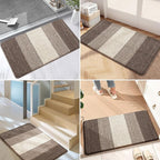 Kitinjoy Indoor Outdoor Door Mat, 48x32 Non-Slip Absorbent Dirt Trapper - Image 6