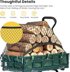 VIVOHOME Heavy Duty 400 Lbs Capacity Mesh Steel Garden Cart Folding Utility - Image 6