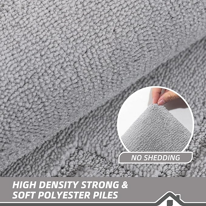 BEQHAUSE Door Mat 24" x 36", Non-Slip Door Mats Indoor Entryway Rugs Washable - Image 6
