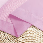 Chyhomenyc Pink Sheer Curtains 54 Inch Long 2 Panels, Light Filtering Rod - Image 6