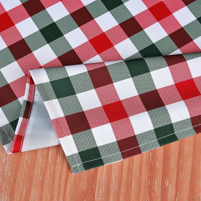 Waterproof Checkered Tablecloth Fabric - Image 7