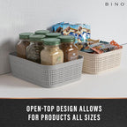 BINO | Woven Plastic Basket | XS, Space - Image 4
