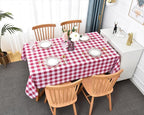 Gingham Plaid Tablecloth - Image 2