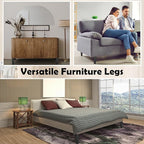 TURSTIN 8 Pack 8 Inch Plastic Furniture Legs - Image 6