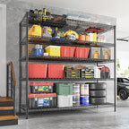 REIBII 55.5" W Storage Shelves 3200LBS Wire Shelving Unit 5 Tier Metal Shelving - Image 9
