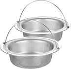 2 Pack Stainless Steel Sink Strainer Basket, Fine Mesh Drain Protector by SZLFSX