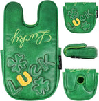 Golf Headcovers Golf Club Head Covers Four Leaf Clover Good Luck Charm - Image 6