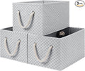 StorageWorks Storage Baskets for Shelves, Foldable Fabric Closet Storage Bins by StorageWorks