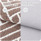 OLANLY Large Indoor Door Mat, 59x35 Inch, Dirt Resistant and Absorbent - Image 3