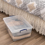 Superio Storage Bins with Lids, Stackable Totes, BPA Free, Odor Free, Organizer - Image 8