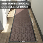 Yimobra 72x24 Indoor Outdoor Runner Rug, Heavy-Duty Waterproof Entrance Mat - Image 2
