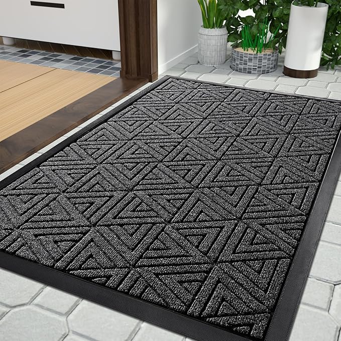 Yimobra Outdoor Mats for Front Door 29.5x17, All-Weather Waterproof Non-Slip by Yimobra