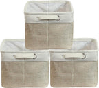 SIMPLE HOUSEWARE Large Fabric Storage Bin, 14.4" x 10" - Image 6