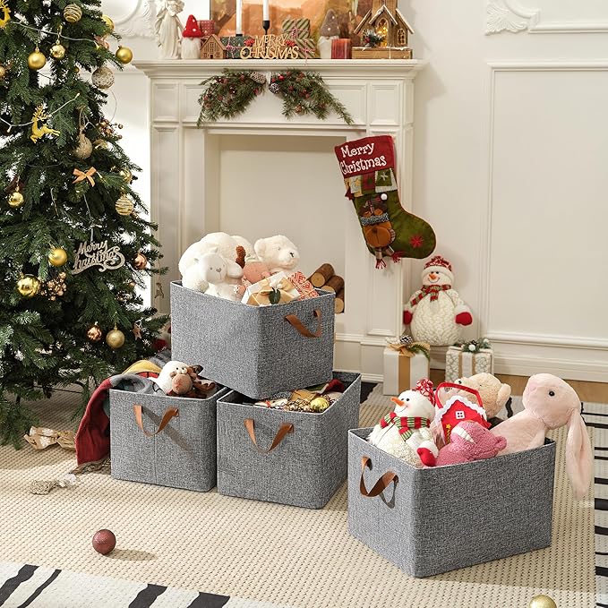 GRANNY SAYS Storage Baskets for Shelves, Closet Organizer Bins, Clothes Storage - Image 8
