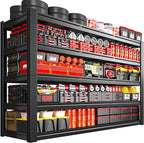 3125LBS Storage Shelves, 60.1" W Garage Shelving Heavy Duty, Adjustable Metal - Image 8