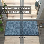 Yimobra Large Door Mat Outside Entrance 47x24, Waterproof Heavy Duty Outdoor - Image 2