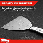 Goldblatt 6" Putty Knife, One-Piece Paint Scraper Tool, All Stainless Steel - Image 4