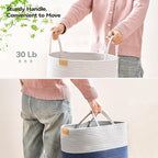 Laundry Hamper 75L, Large Laundry Basket - Image 4