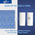 JEBBLAS 100Pcs Reusable Cleaning Cloths 11.8‘’x11.8‘’ Handi Wipes Reusable - Image 5