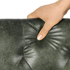 Joveco Storage Ottoman Rectangular Tufted Upholstered Ottomans - Image 5
