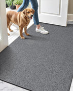 LUMI Indoor Door Mat 36"x56", Ultra Thin Low Profile Non-Slip Doormat by LUMI