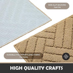 Door Mat Indoor Doormat, Entryway Rug Door Mats Non-Slip Rubber Backing - Image 4