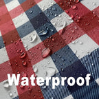 Patriotic Party Plaid Tablecloth Fabric - Image 4