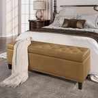 Storage Ottoman Bench, 51-Inch Large Storage Bench - Image 3