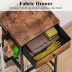 Heavy Duty Metal Cleaning Cart - Image 5