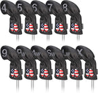 CRAFTSMAN GOLF 11pcs /Set USA US Flag Clover Leather Left Right Black White by CRAFTSMANGOLF