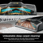 Shark CarpetXpert HairPro with StainStriker Upright Carpet, Area Rug & - Image 3