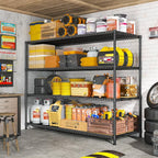 68.1"W Storage Shelves 2500LBS Wire Shelving Unit, Garage Shelving Heavy Duty - Image 5