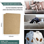 Azobur Couch Patch Repair Fabric, Microfiber Fabric, Self-Adhesive, - Image 2