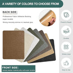 Azobur Couch Patch Repair Fabric, Microfiber Fabric, Self-Adhesive, - Image 3