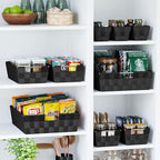 Baskets For Organizing Set Of 9 Black - Image 6
