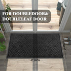 Yimobra Large Door Mat Outside Entrance 47x24, Waterproof Heavy Duty Outdoor - Image 2