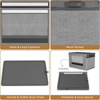 2 Pack Extra Large Trash Bag Holder Dispenser, Oxford Cloth Garbage Bag Storage - Image 6