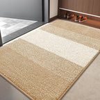 Kitinjoy Indoor Outdoor Door Mat, 40x32 Non-Slip Absorbent Dirt Trapper by Kitinjoy