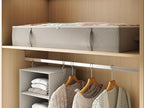 2-Pack Under Bed Storage Containers, 8 Inches Tall Underbed Clothes Storage - Image 7