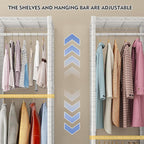 Raybee 90.6" W Clothes Rack - Image 8