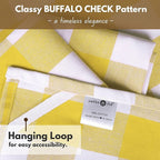 Native Fab Yellow Buffalo Dish Towel 16"x26", Soft Absorbent Dishcloths - Image 2