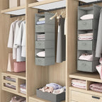 MAX Houser 6 Tier Shelf Hanging Closet Organizer, Closet Hanging Shelf - Image 6