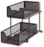 SIMPLE HOUSEWARE 2 Tier Sliding Cabinet Basket Organizer Drawer - Image 6